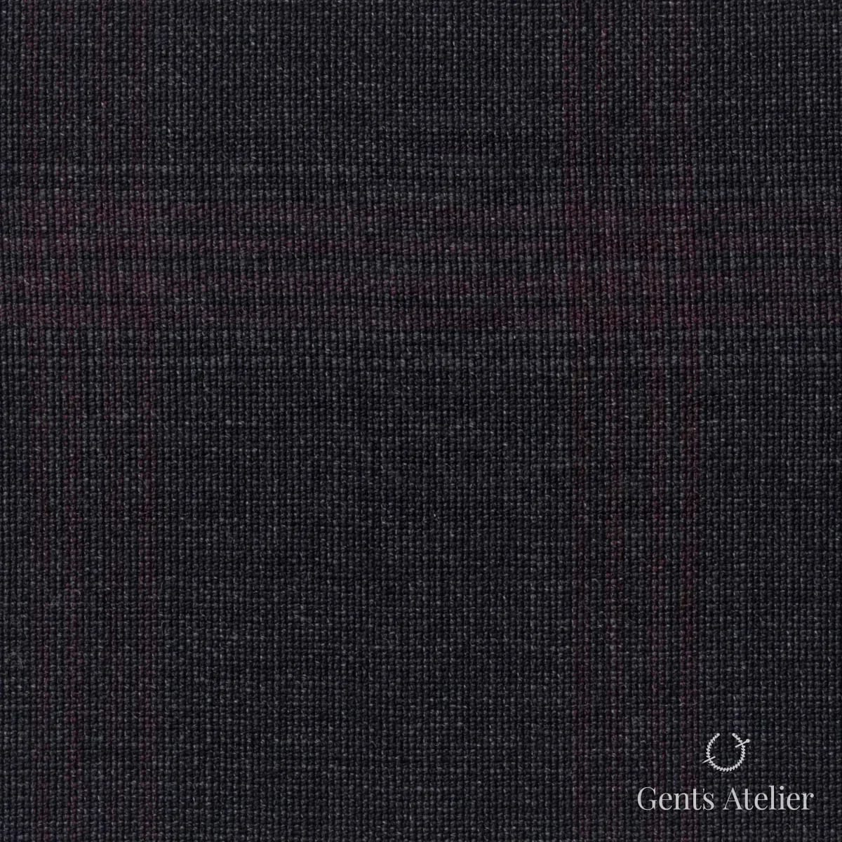 Костюмная ткань Marzoni 609 - 474 / 900 — Тёмно-серый, однотонная, 100% шерсть