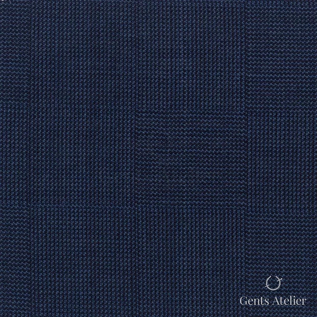Костюмная ткань Marzoni 609 - 745 / 900 — Тёмно-синий, однотонная, 100% шерсть