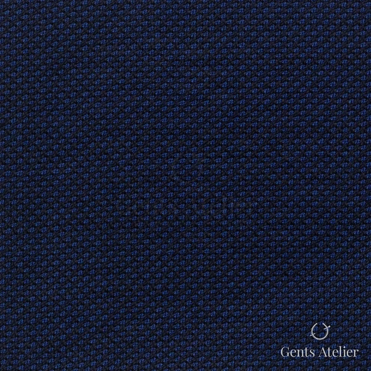 Костюмная ткань Marzoni 609 - 752 / 1000 — Синий, меланж, 100% шерсть