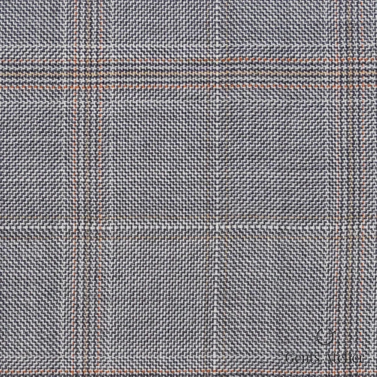 Костюмная ткань Marzoni 609 - 815 / 1000 — Красный, в клетку, 100% шерсть
