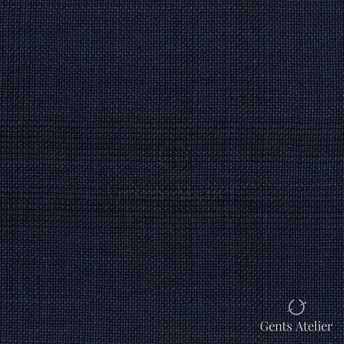 Костюмная ткань Marzoni 609 - 848 / 1000 — Тёмно-синий, однотонная, 100% шерсть