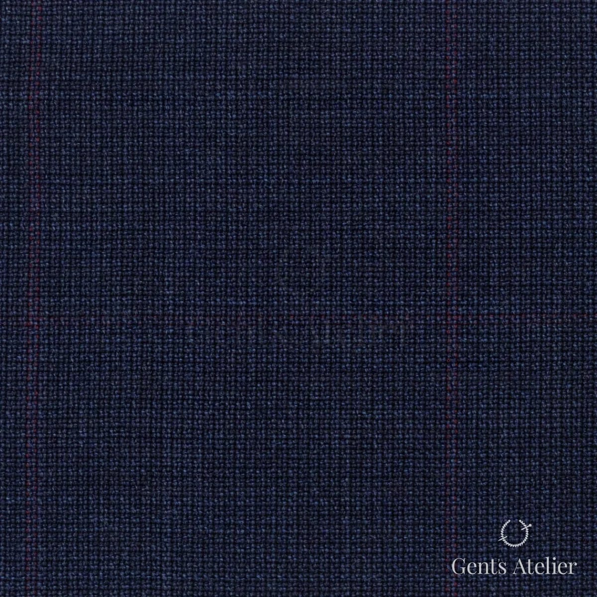 Костюмная ткань Marzoni 621 - 064 / 900 — Синий, в клетку, 100% шерсть
