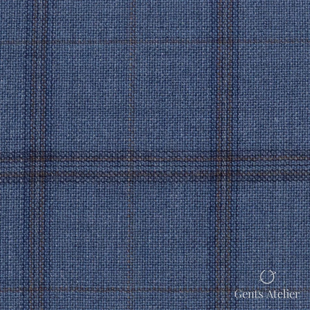 Костюмная ткань Marzoni 621 - 083 / 900 — Синий, виндоупейн, 100% шерсть