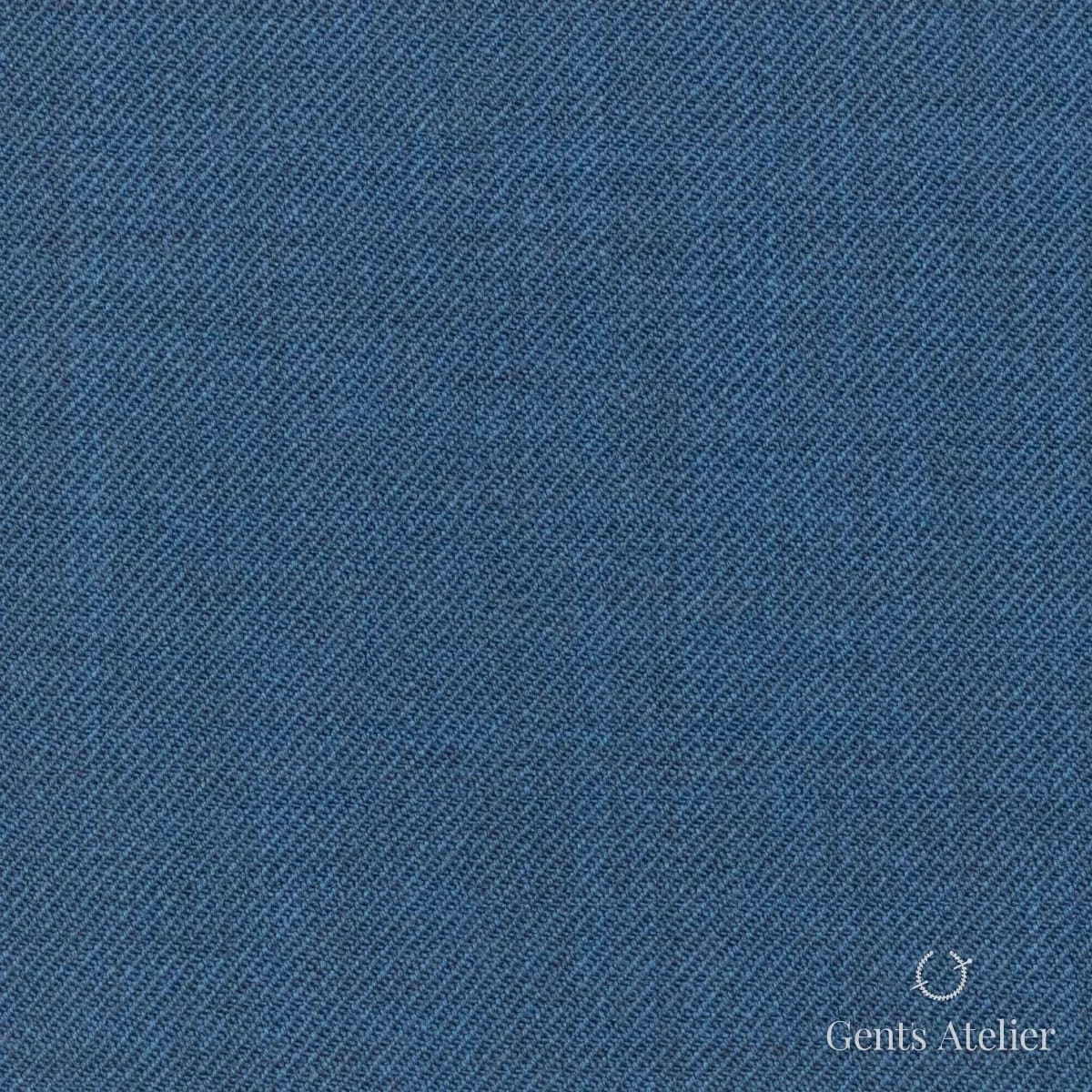 Костюмная ткань Marzoni 624 - 018 / 800 — Синий, однотонная, 100% шерсть