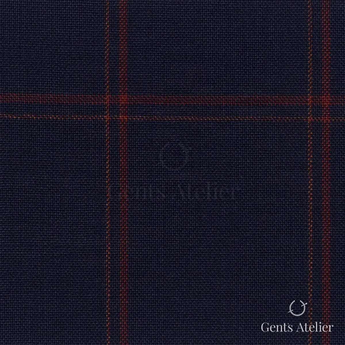 Костюмная ткань Marzoni 631 - 028 / 900 — Бордовый, виндоупейн, 100% шерсть