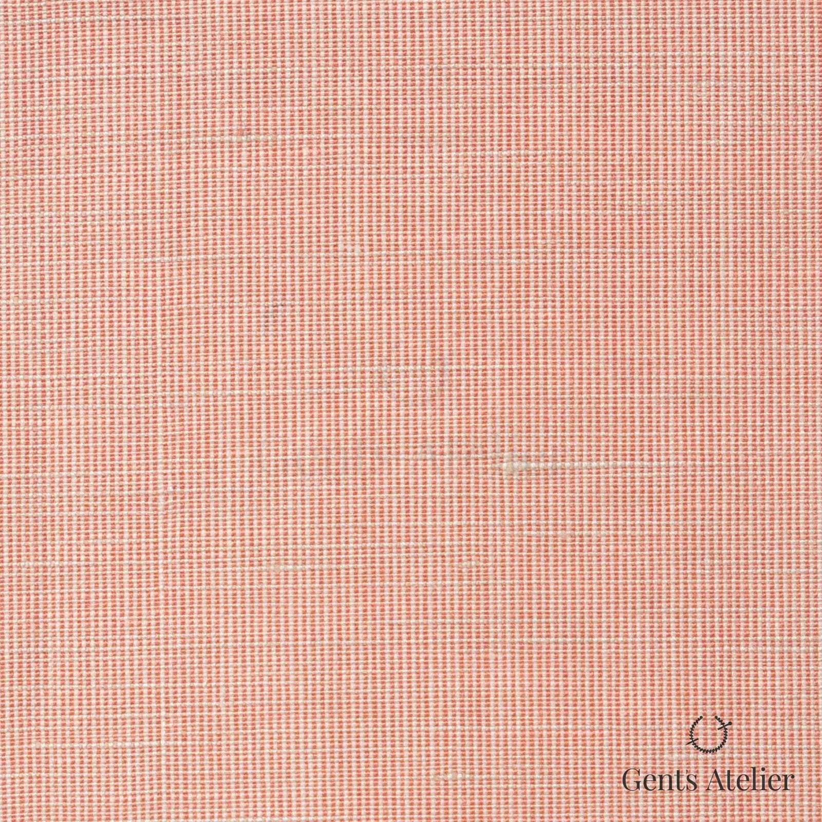 Костюмная ткань Marzoni 602 - 165 / 900 — Peach Pink, меланж, 55% шёлк, 45% лён