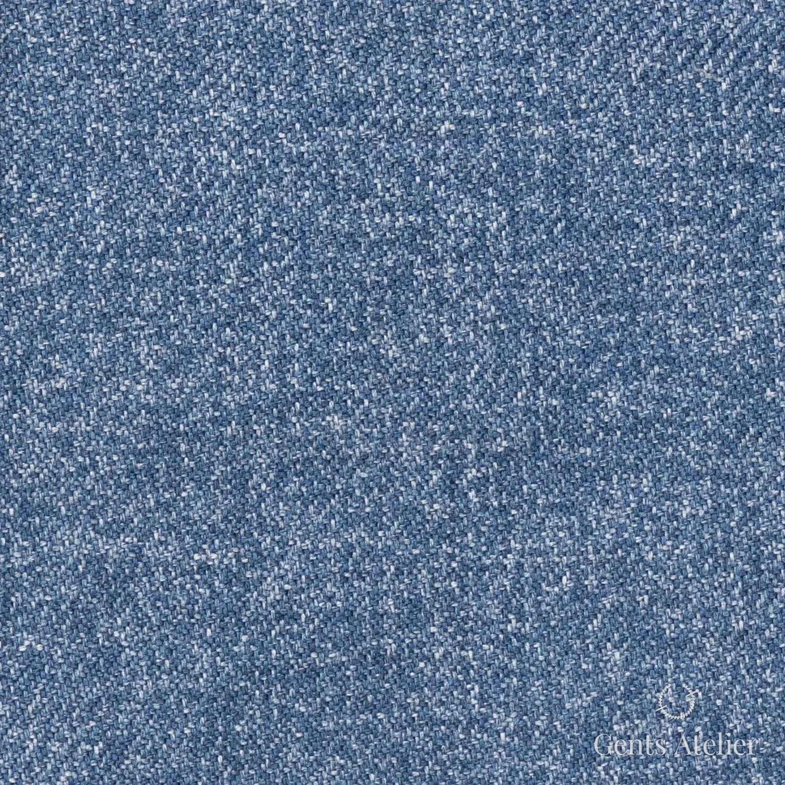 Костюмная ткань Marzoni 611 - 516 / 1300 — Teal, меланж, 100% шёлк