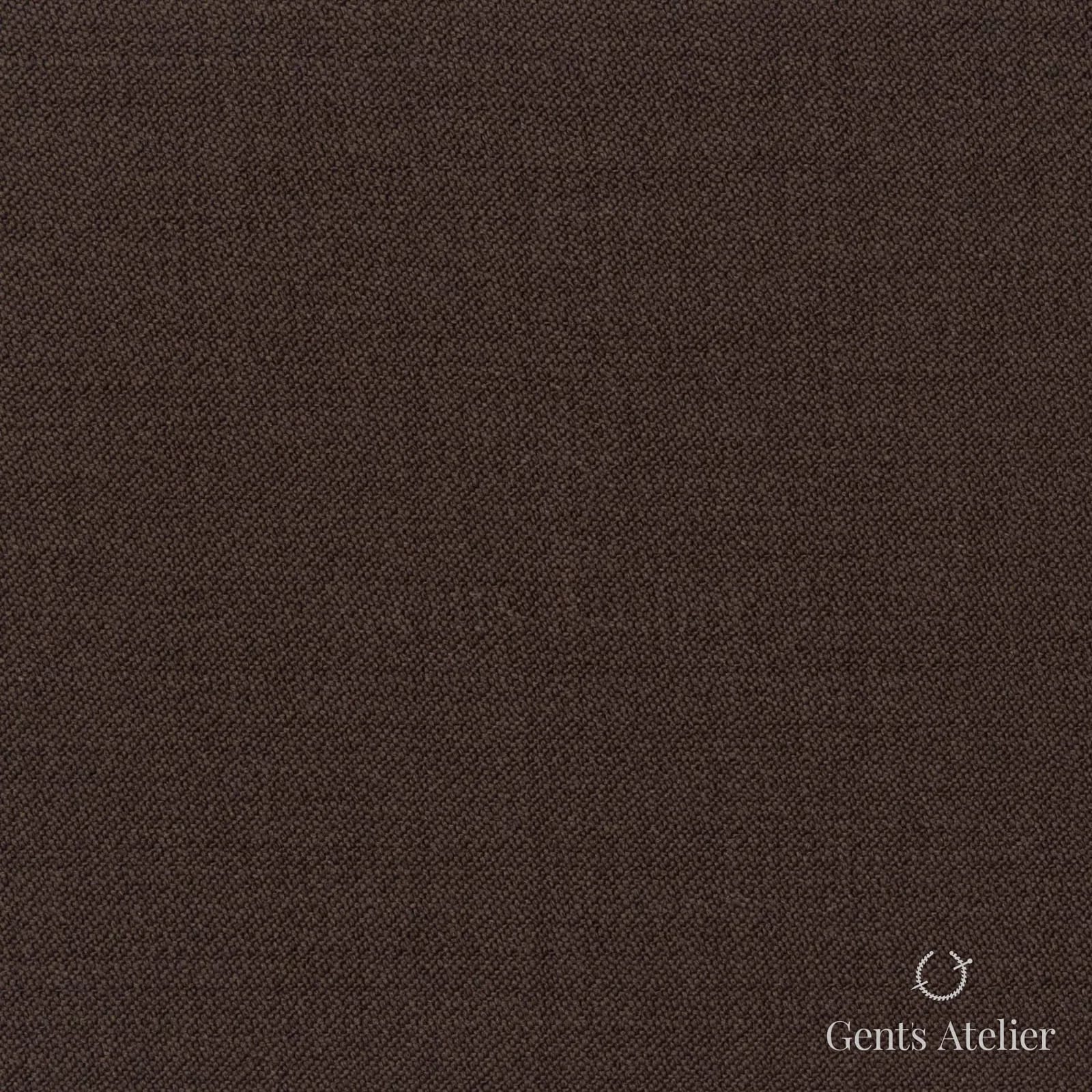 Костюмная ткань Marzoni 620 - 780 / 700 — Коричневый, однотонная, 100% шерсть