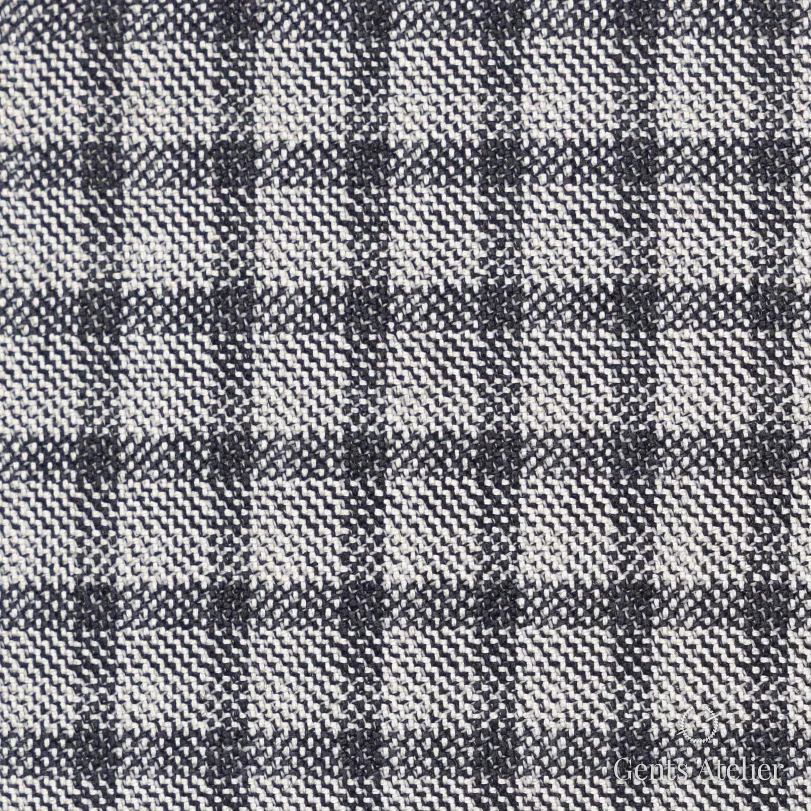 Костюмная ткань Marzoni 601 - 347 / 1200 — Бежевый / Серый, клетка, 54% шёлк, 46% шерсть