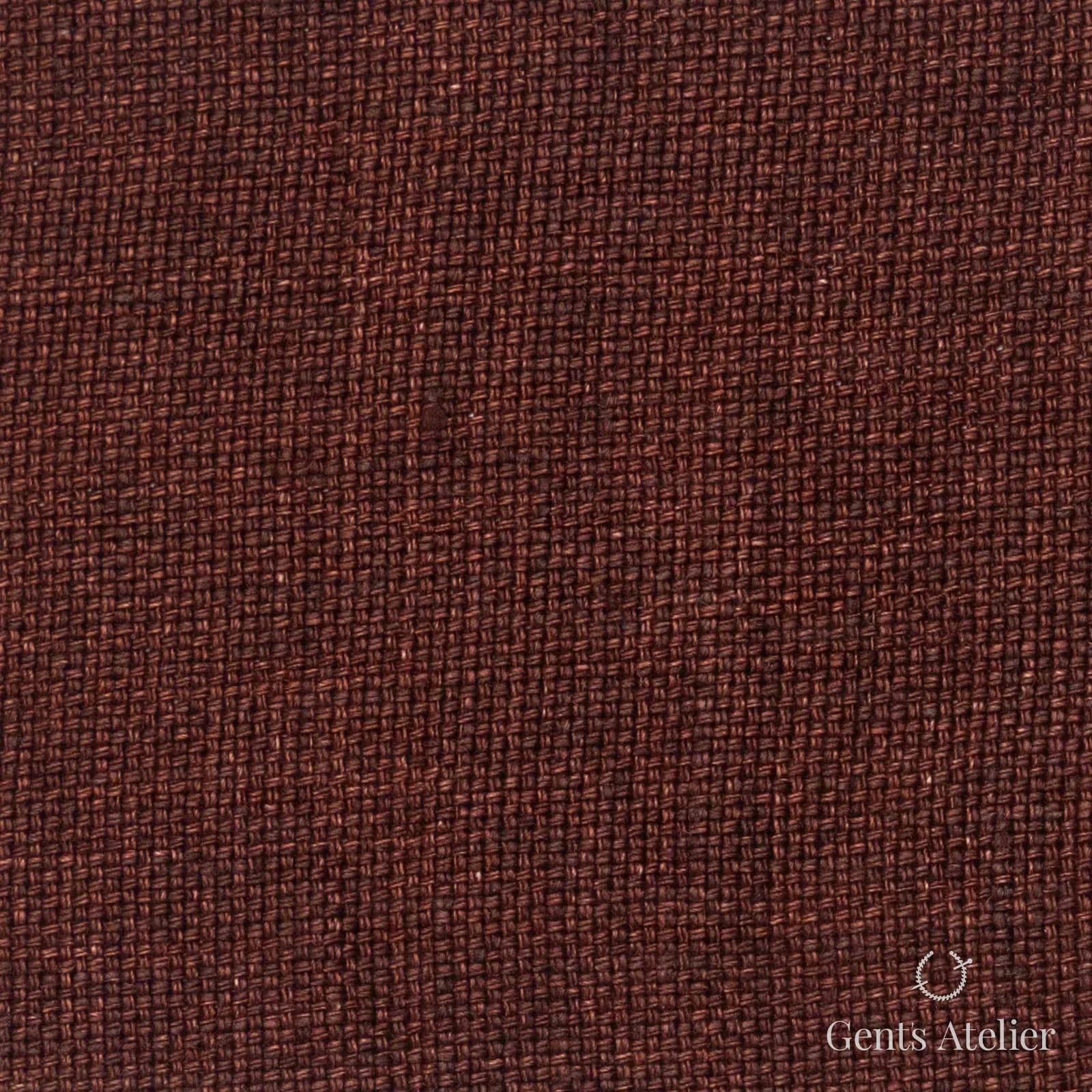 Костюмная ткань Marzoni 605 - 635 / 700 — Rust, однотонная, 100% лён