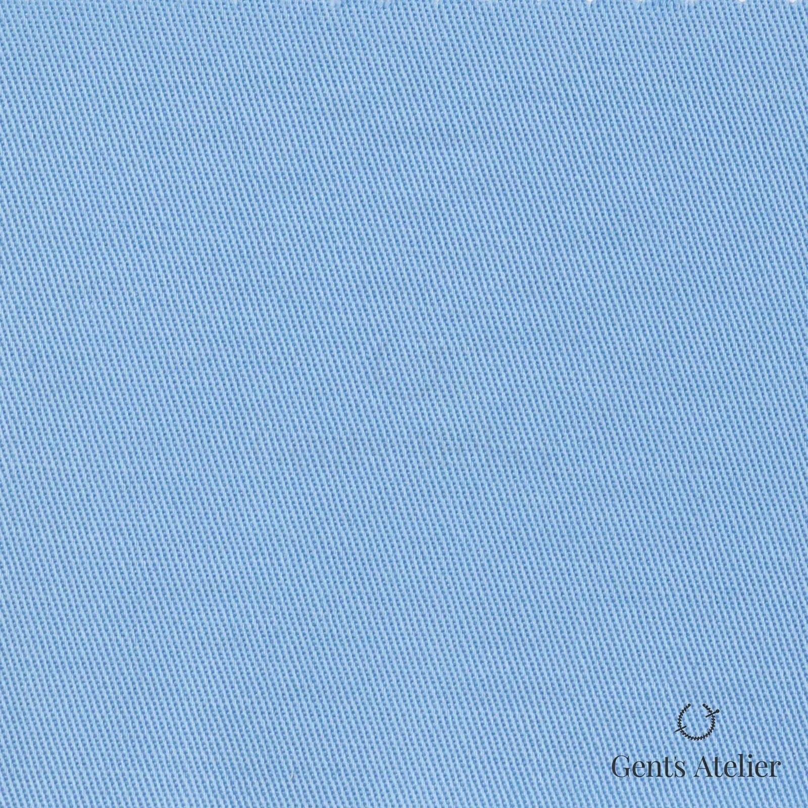 Костюмная ткань Marzoni 605 - 650 / 600 — Sky Blue, однотонная, 100% хлопок