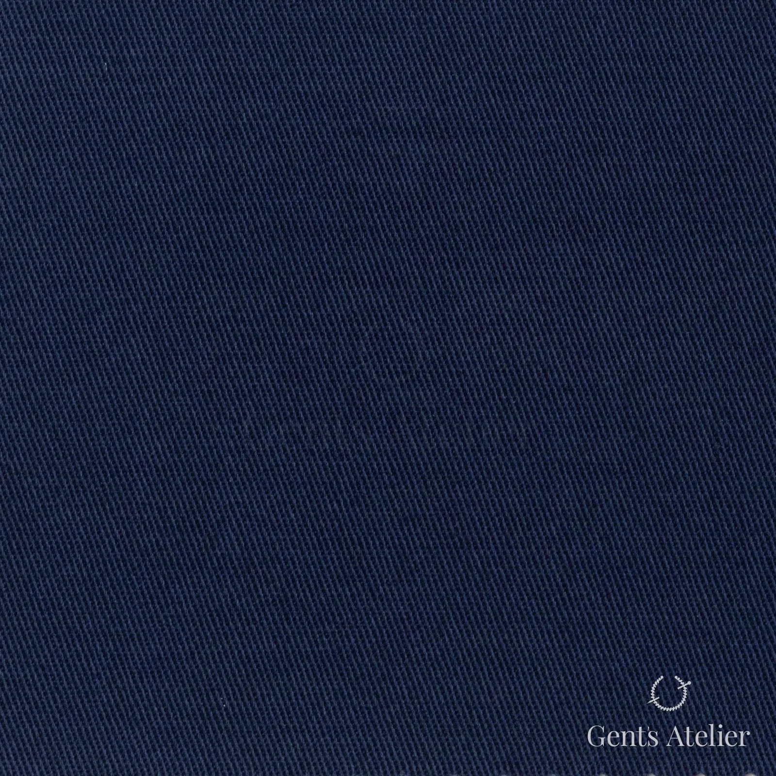Костюмная ткань Marzoni 605 - 653 / 600 — Тёмно-синий, однотонная, 100% хлопок