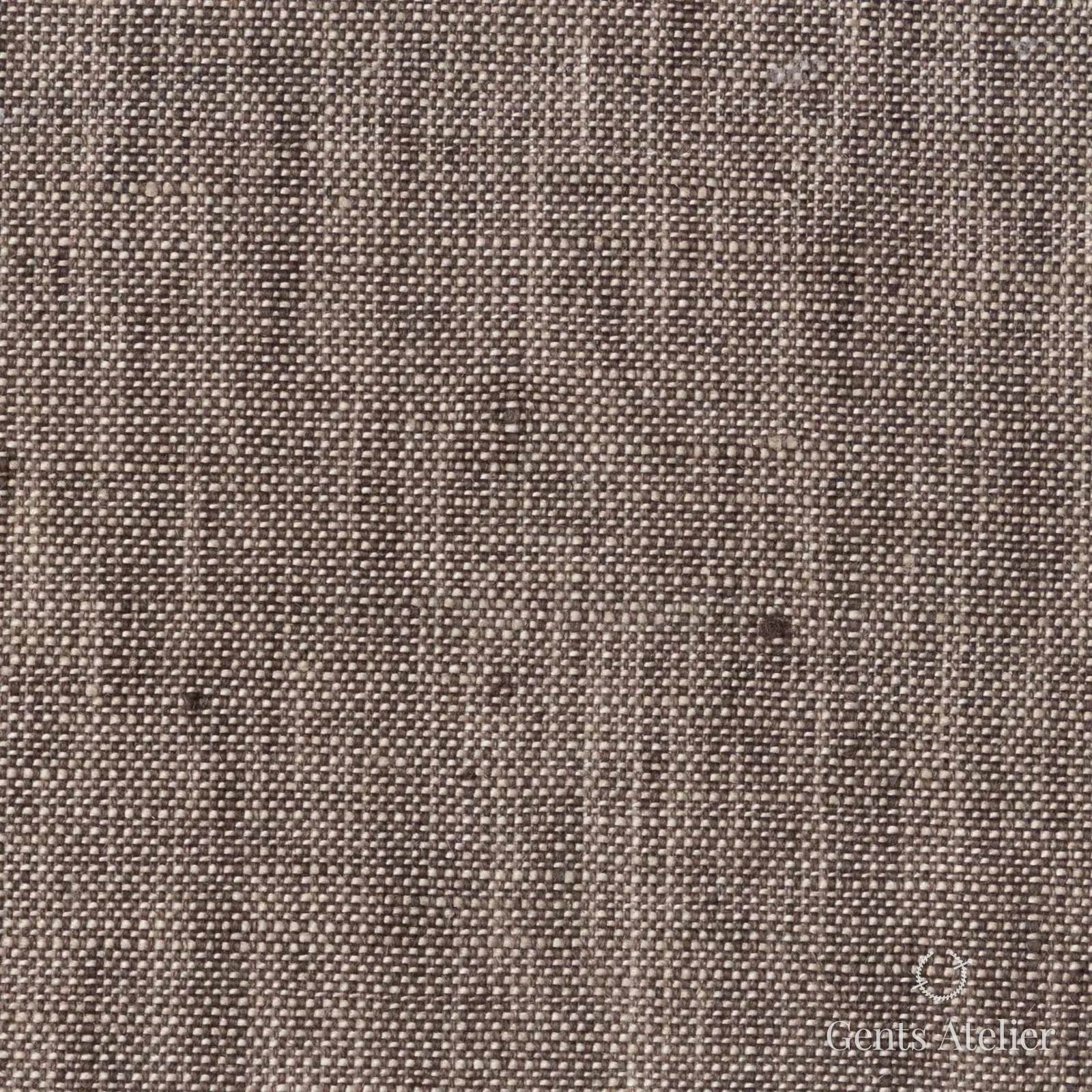 Костюмная ткань Marzoni 613 - 516 / 700 — Light Brown, однотонная, 100% лён