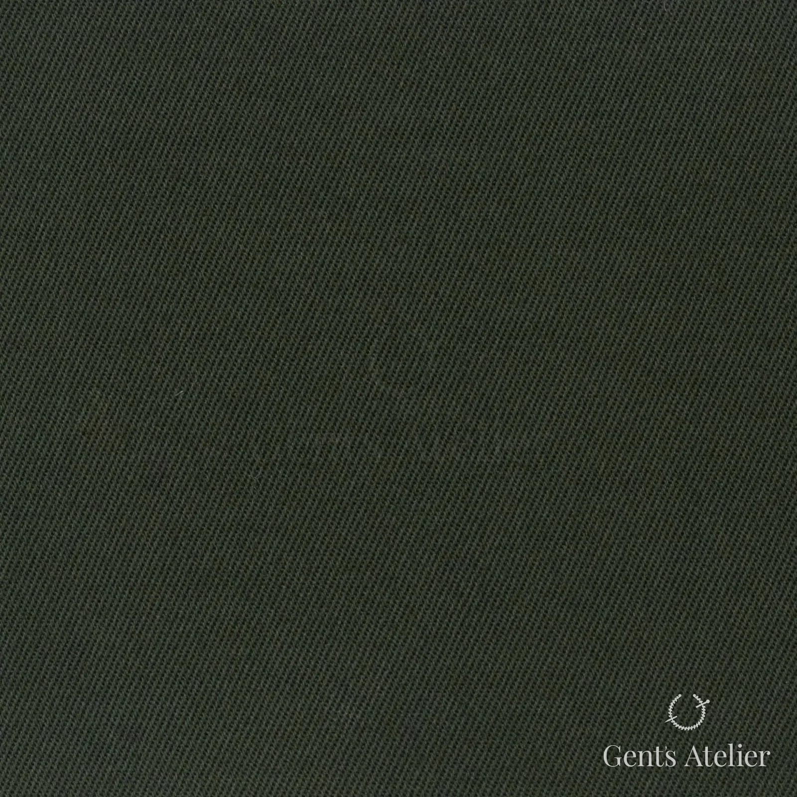 Костюмная ткань Marzoni 614 - 313 / 500 — Bottle Green, однотонная, 97% supima, 3% лайкра