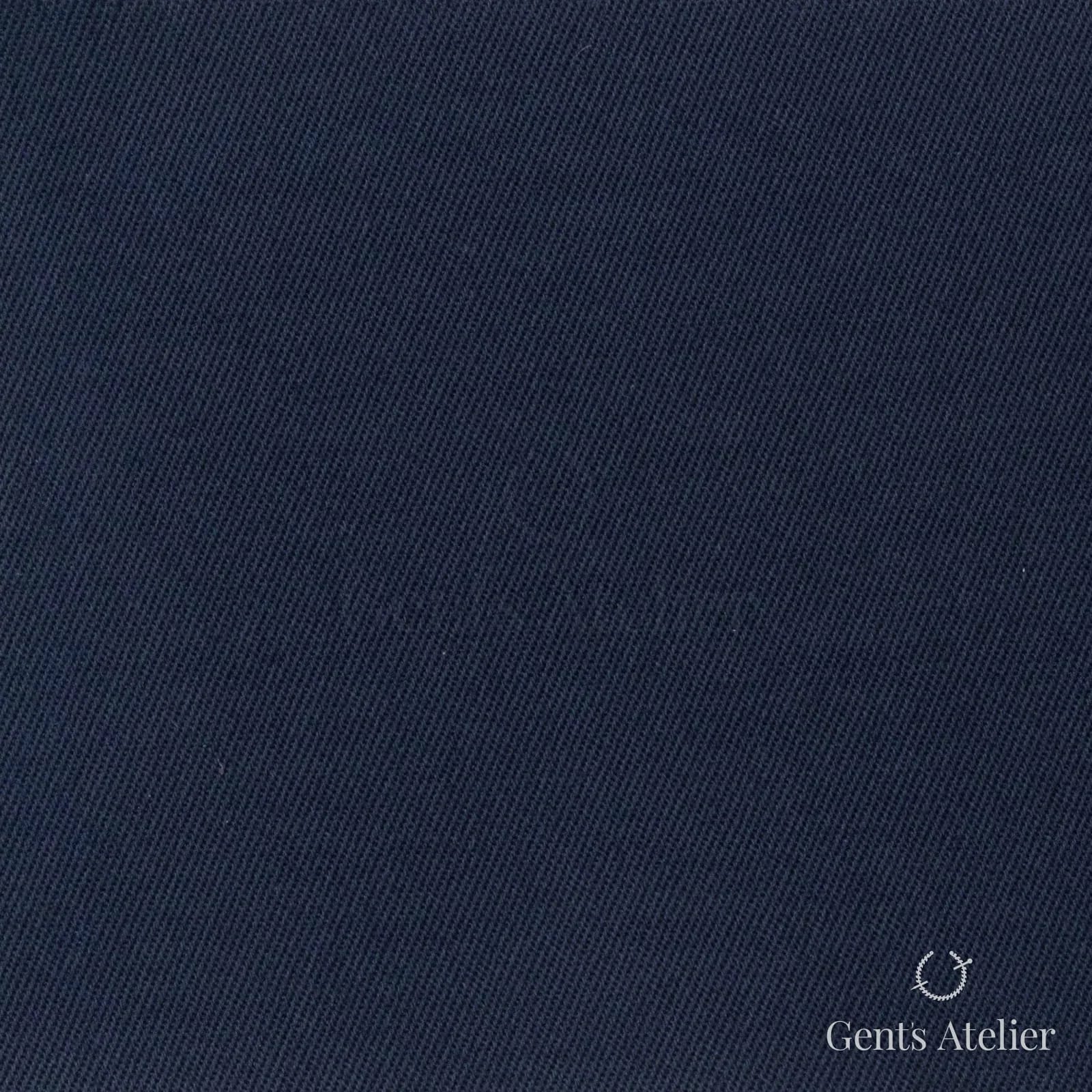 Костюмная ткань Marzoni 614 - 318 / 500 — Тёмно-синий, однотонная, 97% supima, 3% лайкра