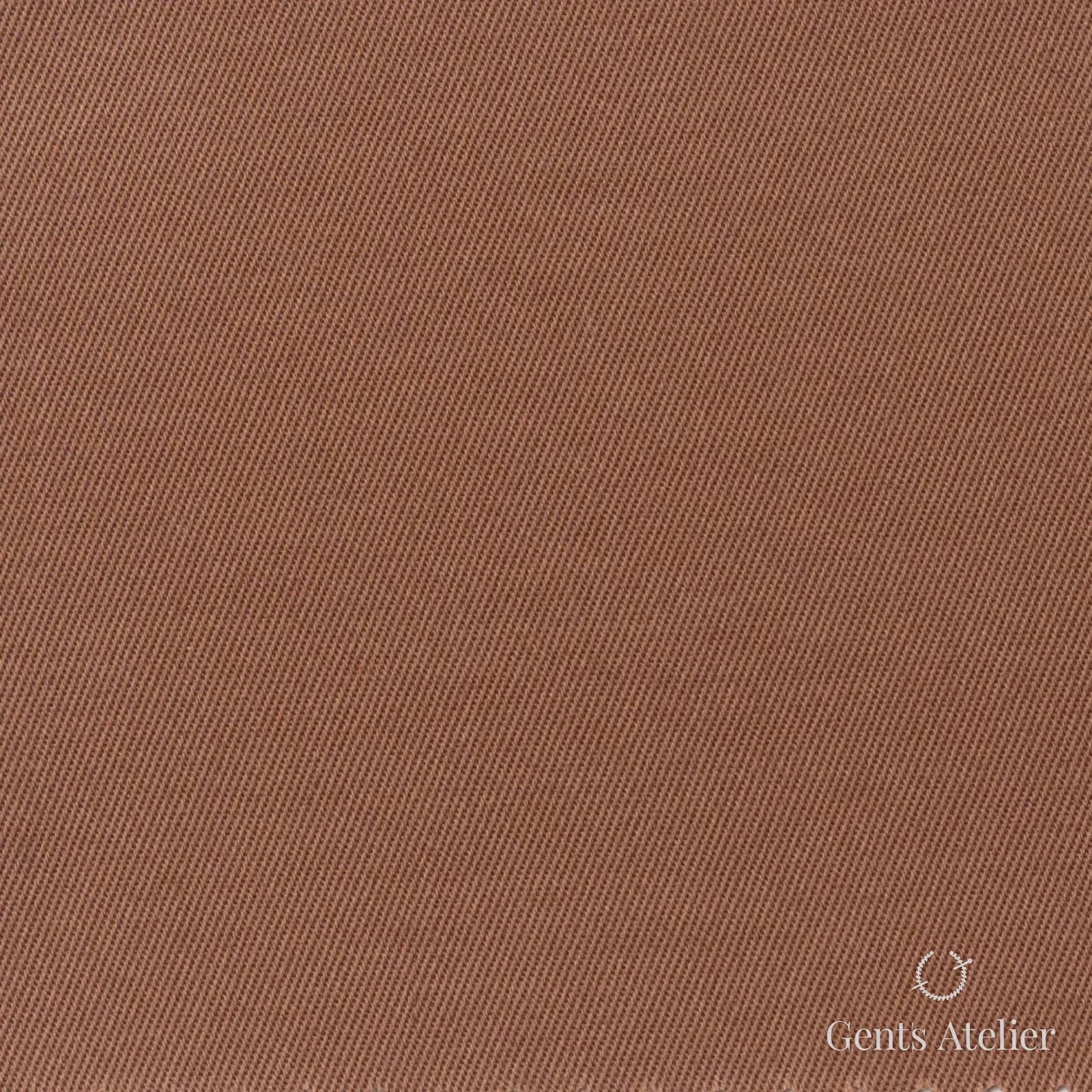 Костюмная ткань Marzoni 614 - 333 / 500 — Rust, однотонная, 97% supima, 3% лайкра