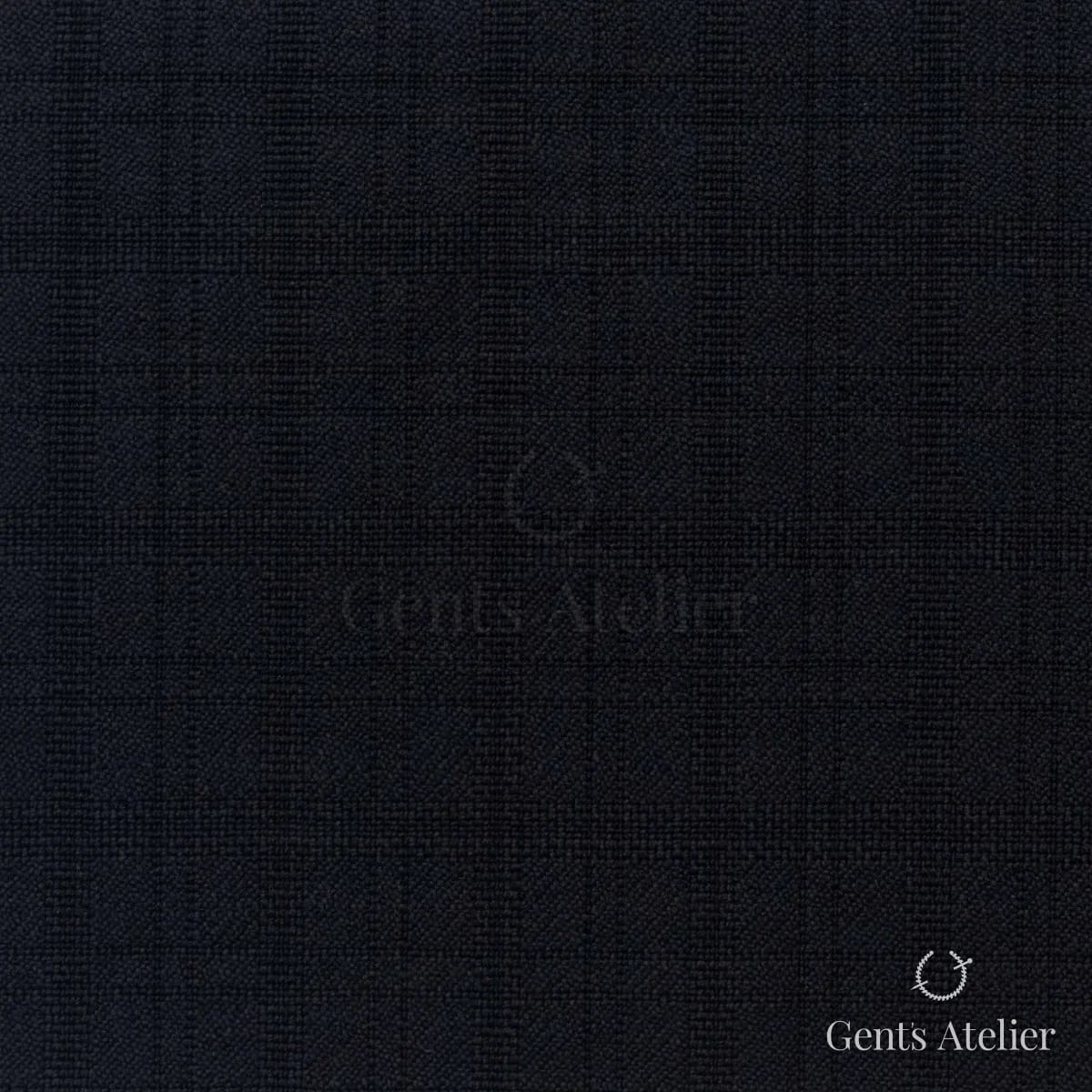 Костюмная ткань Marzoni 608 - 211 / 1500 — Чёрный, виндоупейн, 100% шерсть