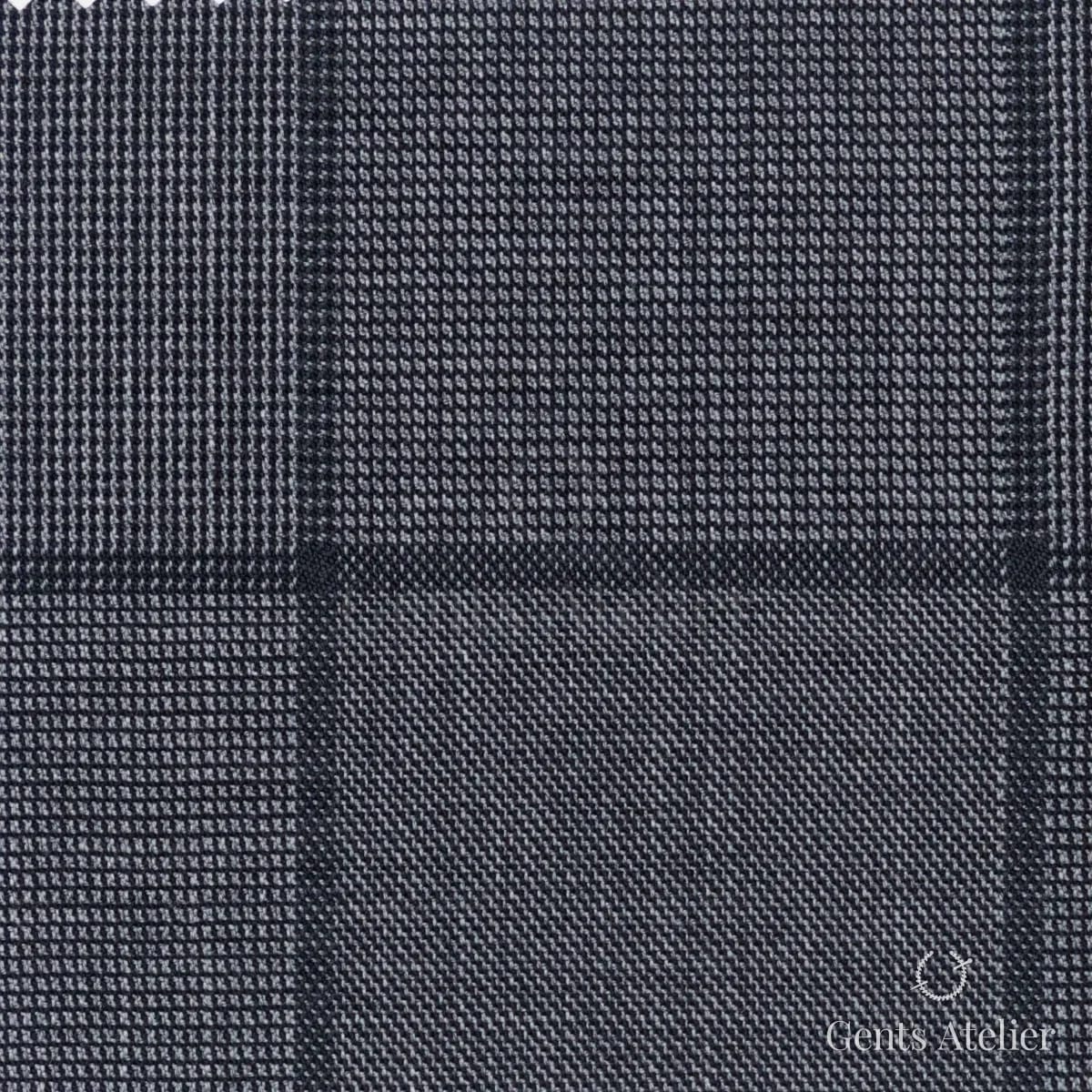 Костюмная ткань Marzoni 608 - 243 / 1500 — Серый, в клетку, 100% шерсть