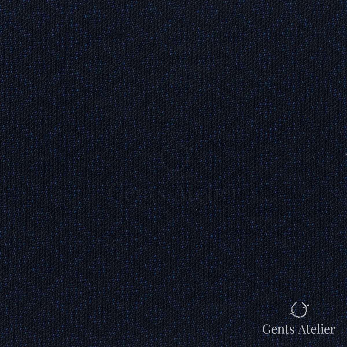 Костюмная ткань Marzoni 608 - 258 / 1500 — Тёмно-синий, однотонная, 100% шерсть