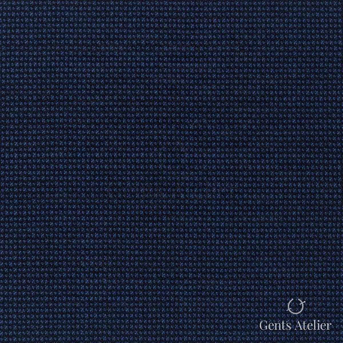 Костюмная ткань Marzoni 608 - 259 / 1500 — Тёмно-синий, однотонная, 100% шерсть
