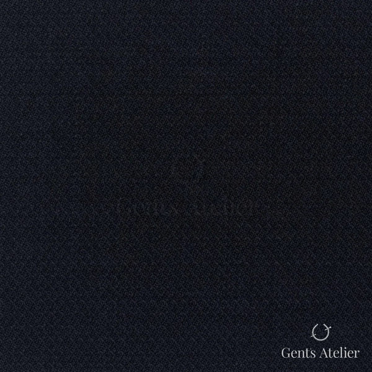 Костюмная ткань Marzoni 608 - 260 / 1500 — Тёмно-синий, однотонная, 100% шерсть
