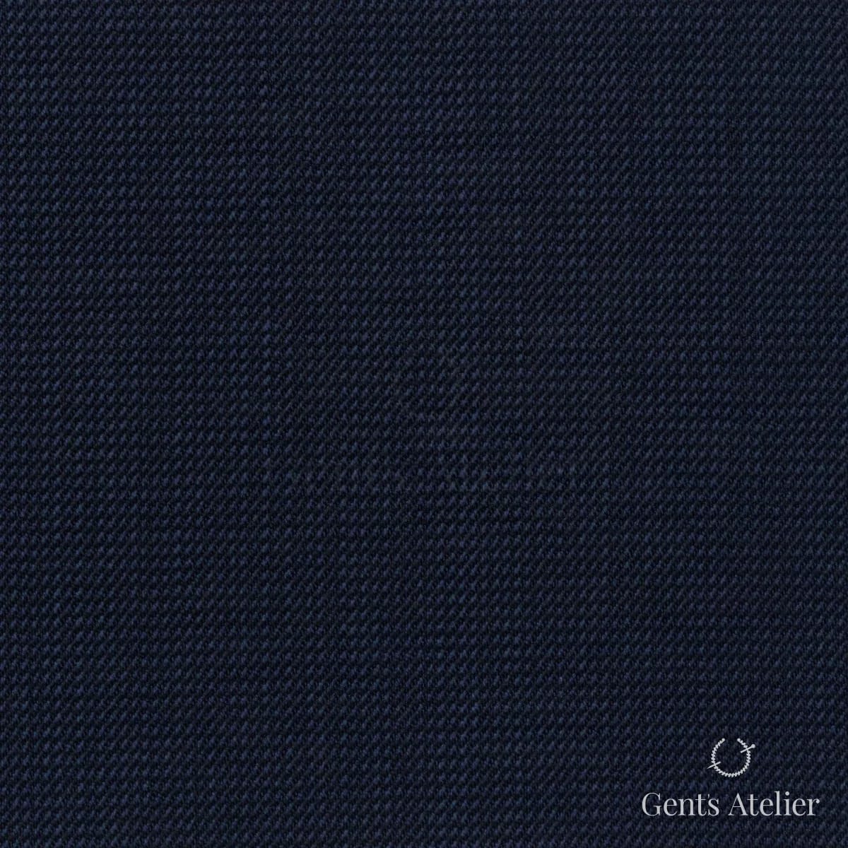Костюмная ткань Marzoni 608 - 263 / 1500 — Полуночно-синий, однотонная, 100% шерсть