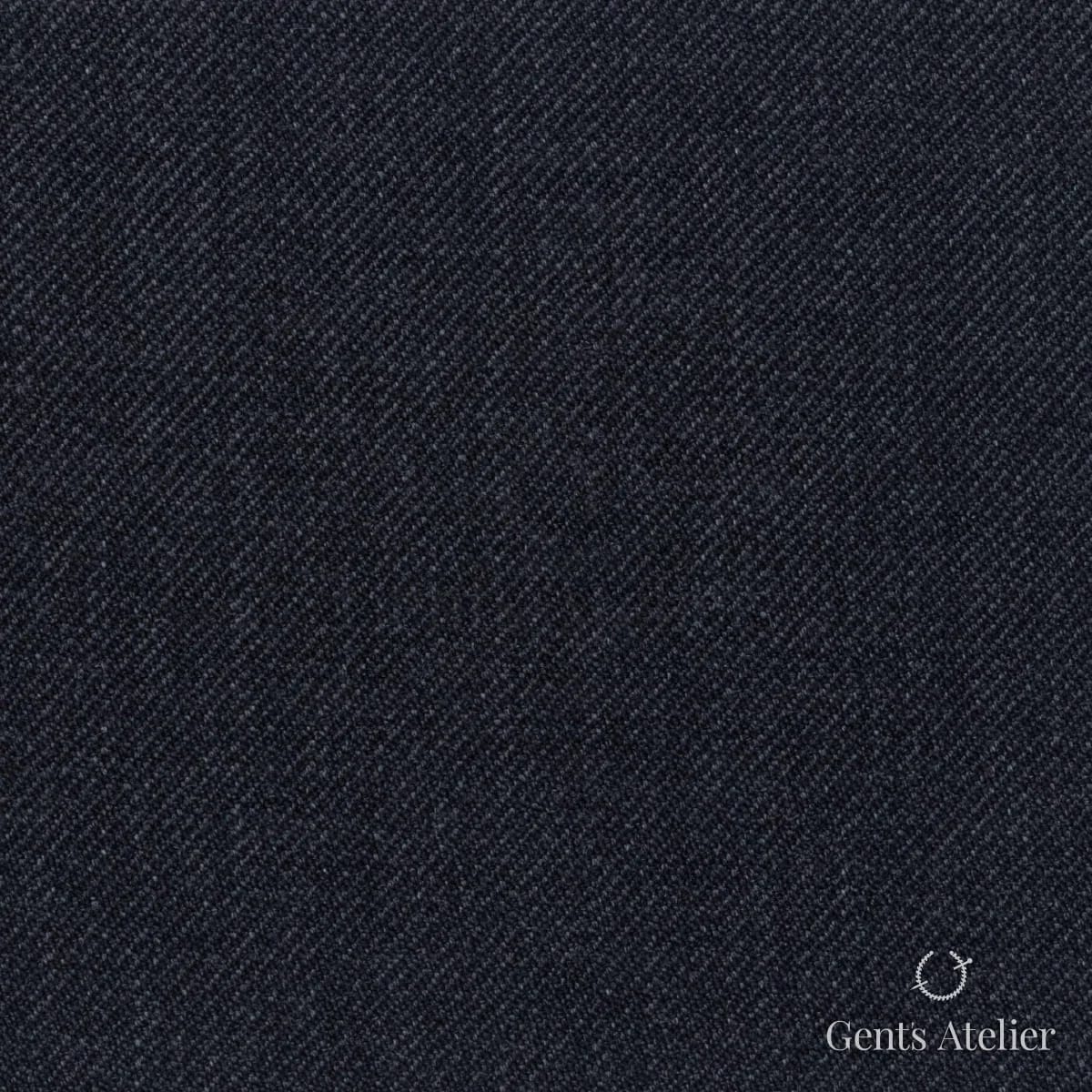 Костюмная ткань Marzoni 628 - 709 / 1200 — Угольно-серый, однотонная, 92% шерсть, 8% Cashmere