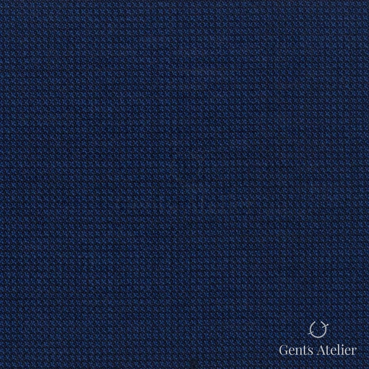 Костюмная ткань Marzoni 628 - 714 / 1200 — Синий, однотонная, 92% шерсть, 8% Cashmere