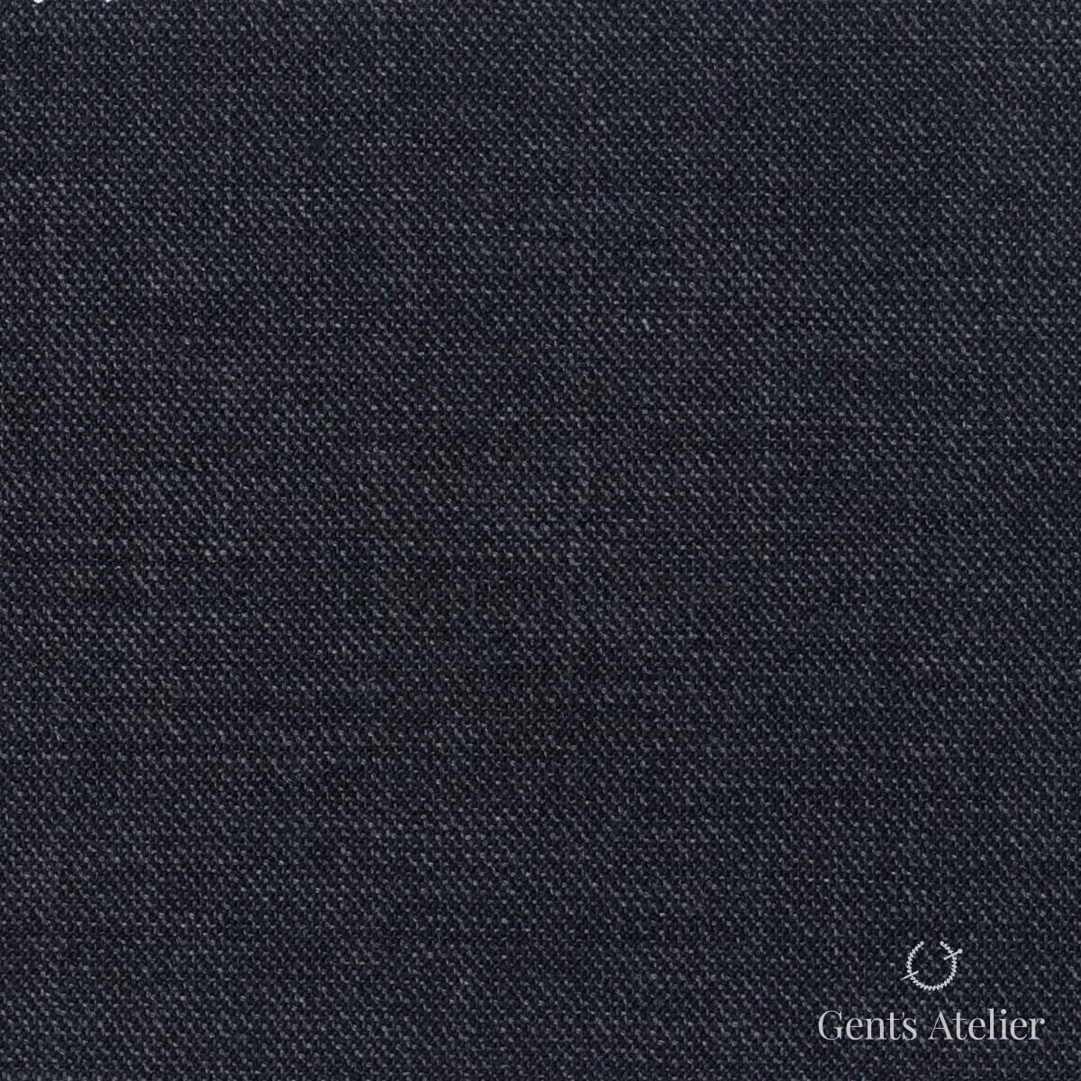 Костюмная ткань Marzoni 725 - 436 / 1400 — Угольно-серый, однотонная, 100% шерсть