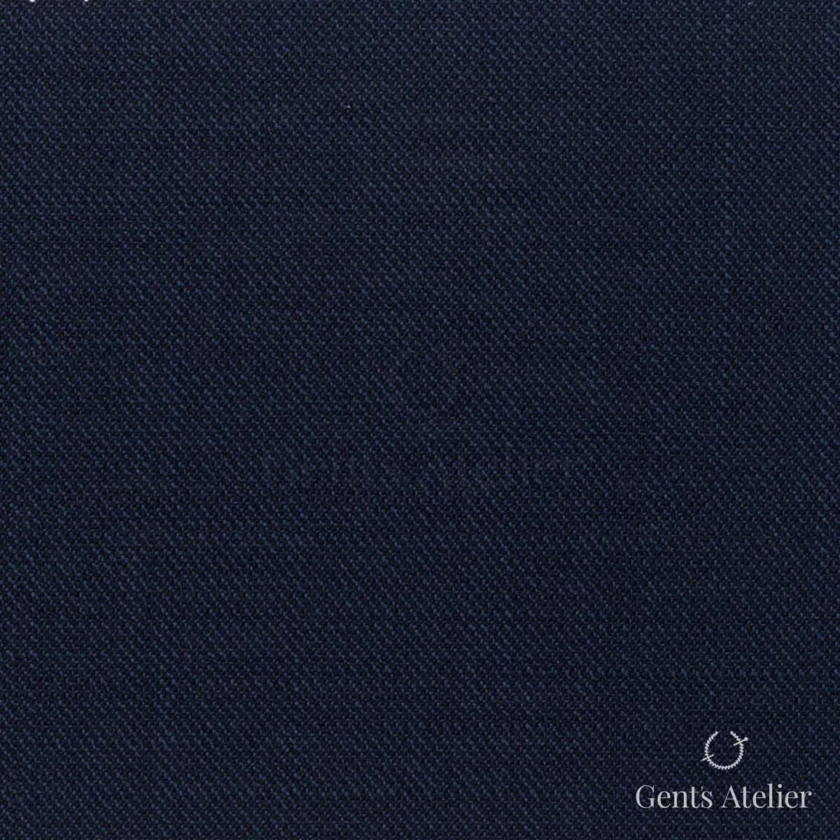 Костюмная ткань Marzoni 725 - 440 / 1300 — Тёмно-синий, однотонная, 100% шерсть