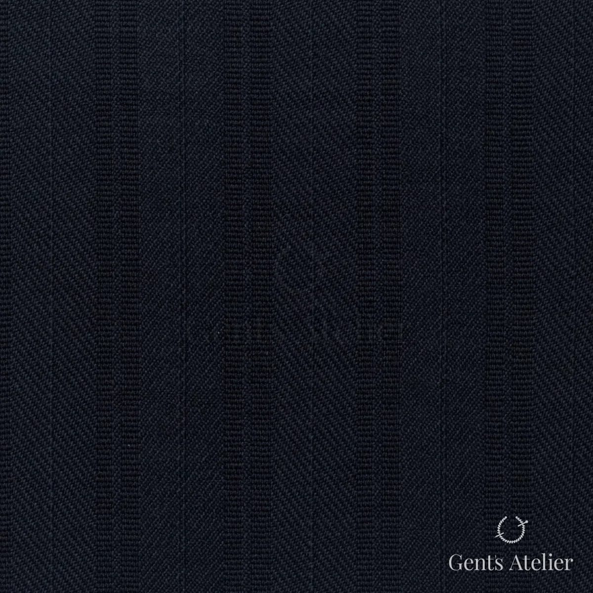 Костюмная ткань Marzoni 725 - 481 / 1400 — Тёмно-синий, однотонная, 100% шерсть