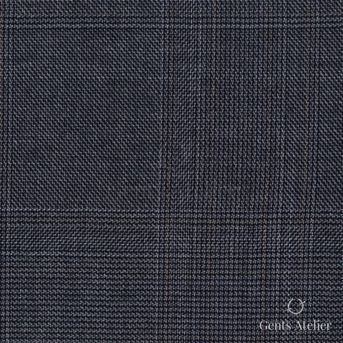 Костюмная ткань Marzoni 725 - 494 / 1500 — Серо-бежевый, виндоупейн, 100% шерсть