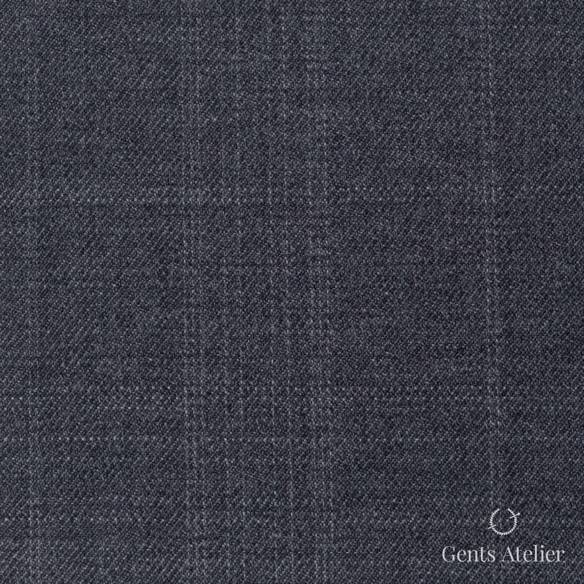 Костюмная ткань Marzoni 725 - 497 / 1500 — Серо-белый, однотонная, 100% шерсть