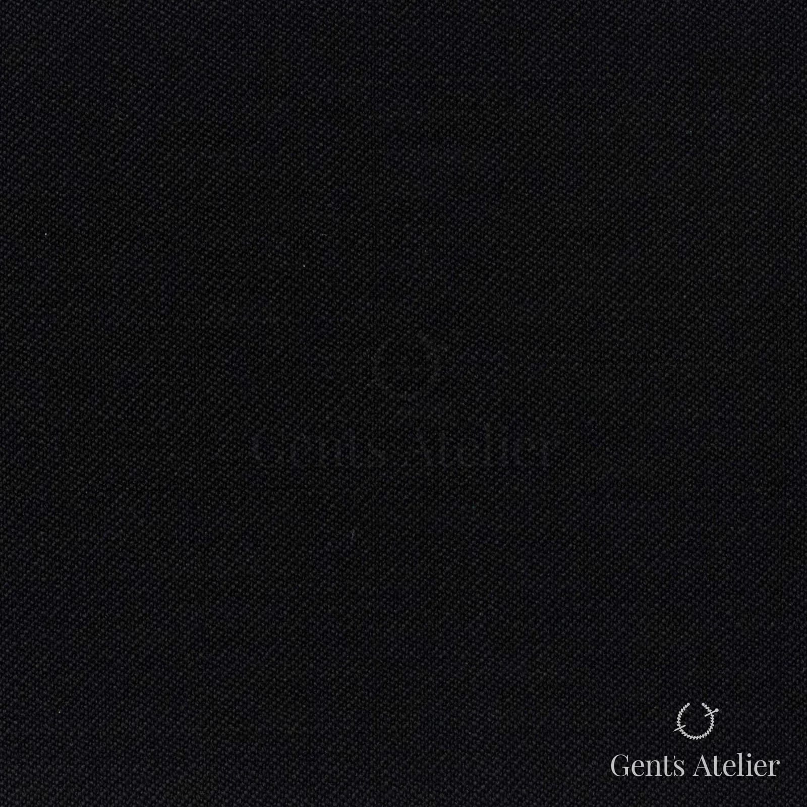 Костюмная ткань Marzoni 600 - 124 / 700 — Чёрный, однотонная, 100% шерсть