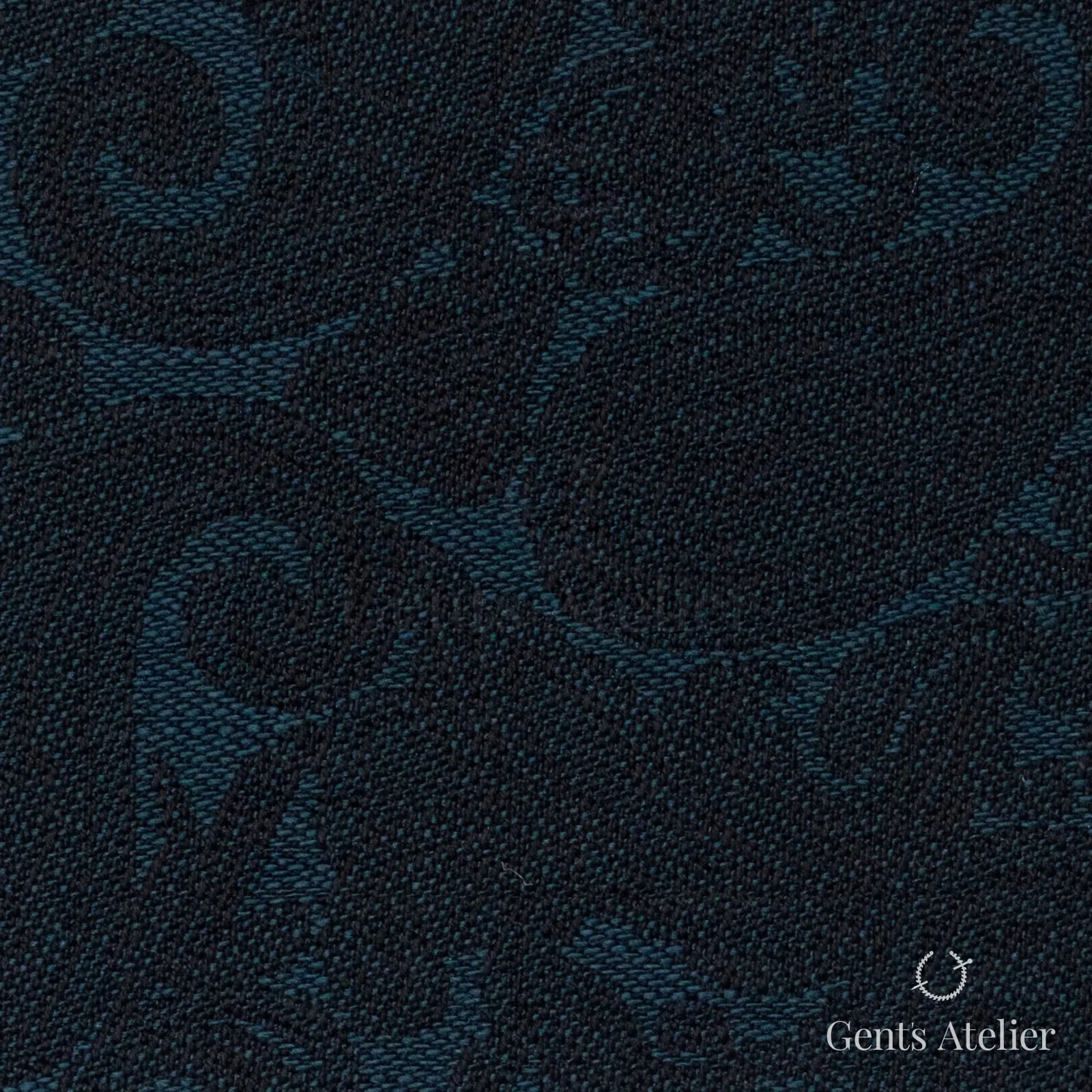 Костюмная ткань Marzoni 607 - 791 / 1000 — Зелёный, узор, 100% шерсть