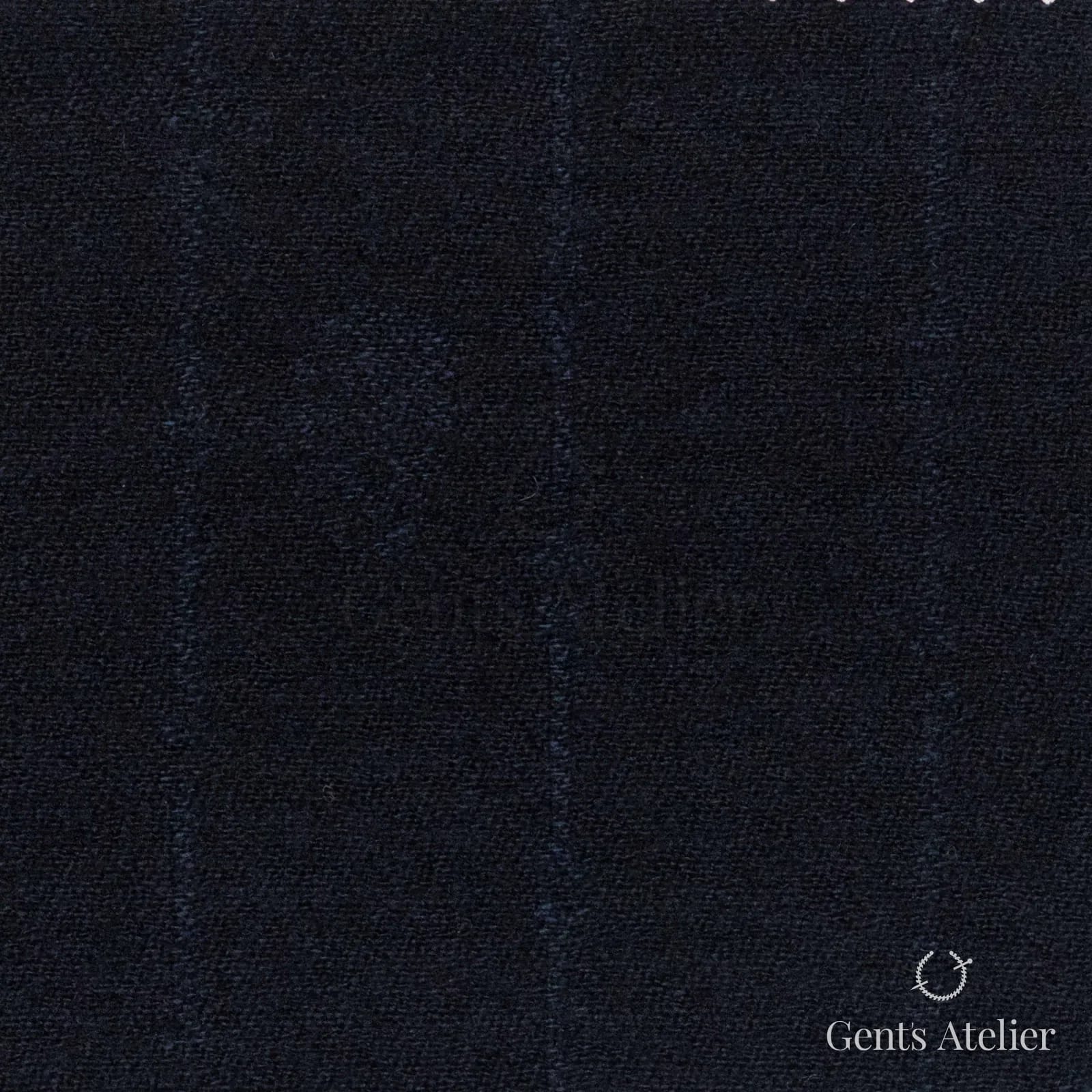 Костюмная ткань Marzoni 607 - 814 / 1200 — Тёмно-синий / Синий, однотонная, 100% шерсть