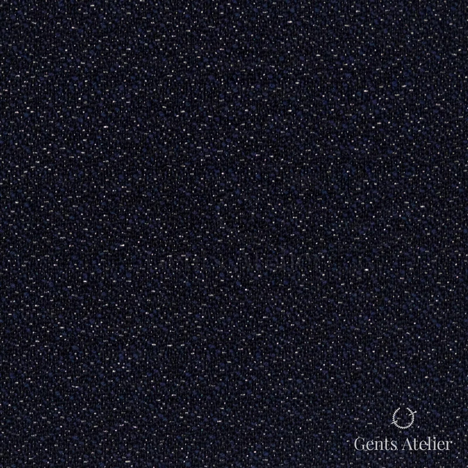 Костюмная ткань Marzoni 609 - 404 / 1500 — Тёмно-синий, меланж, 91% шерсть, 5% полиэстер, 4% полиамид