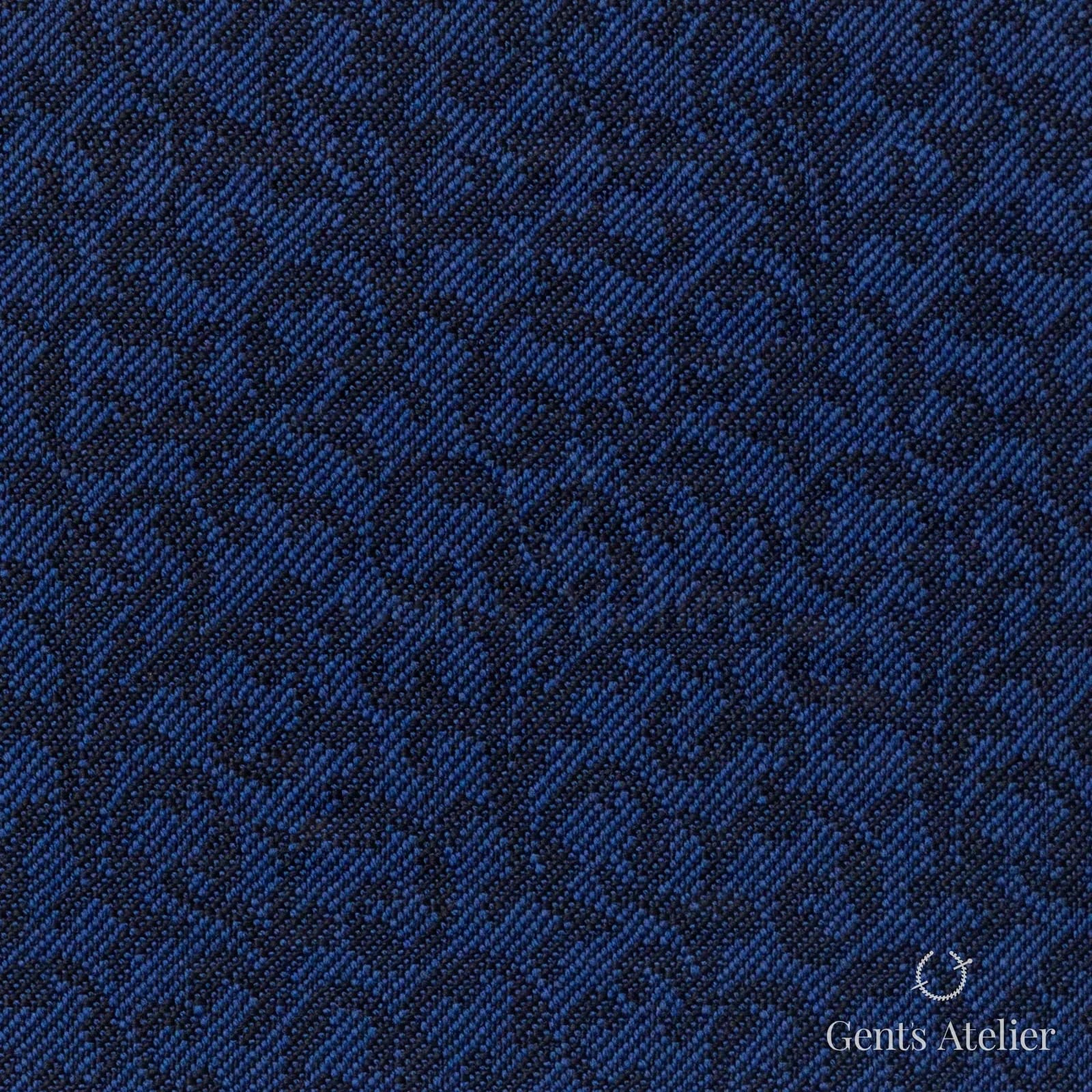 Костюмная ткань Marzoni 609 - 451 / 900 — Синий, узор, 100% шерсть