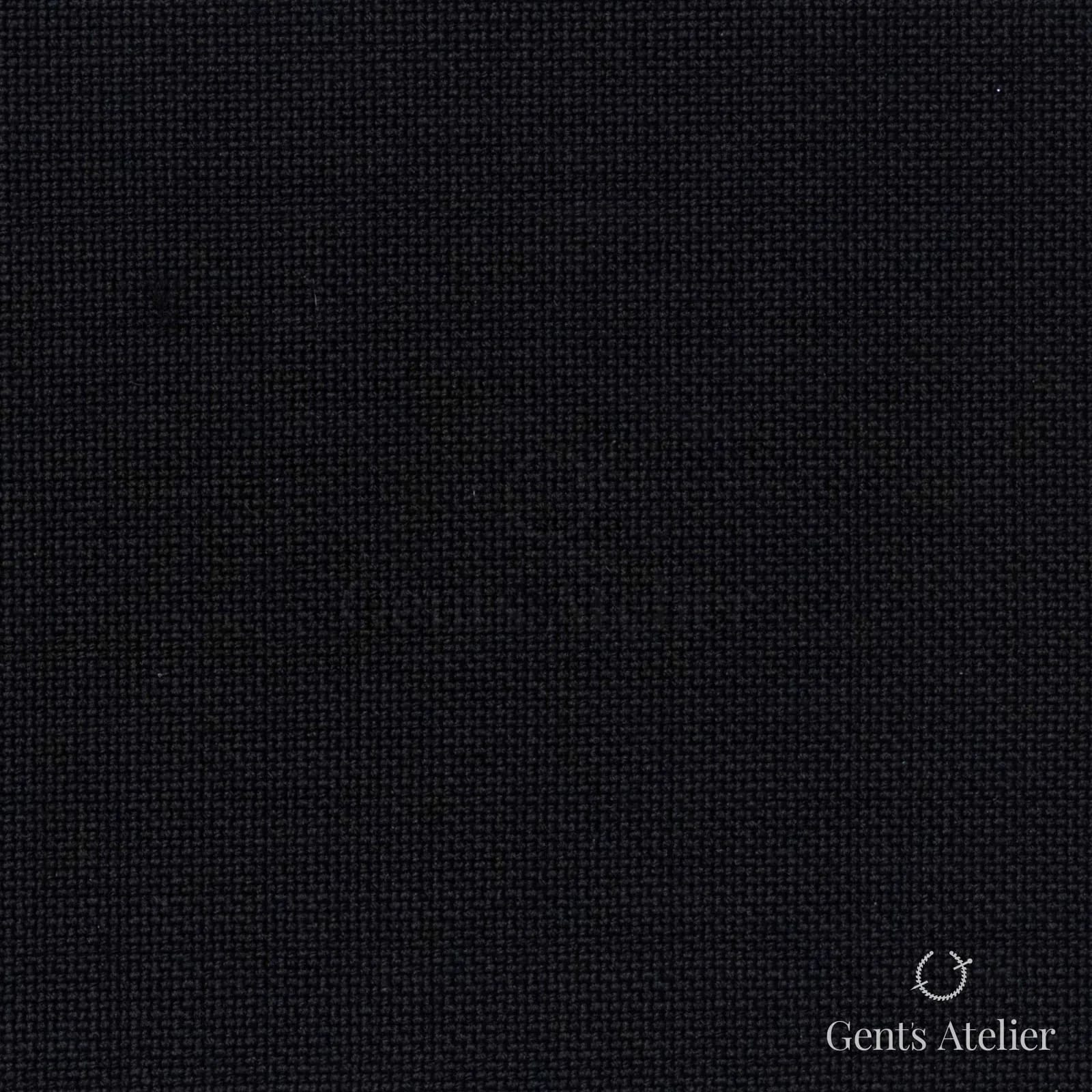 Костюмная ткань Marzoni 620 - 937 / 900 — Чёрный, однотонная, 100% шерсть