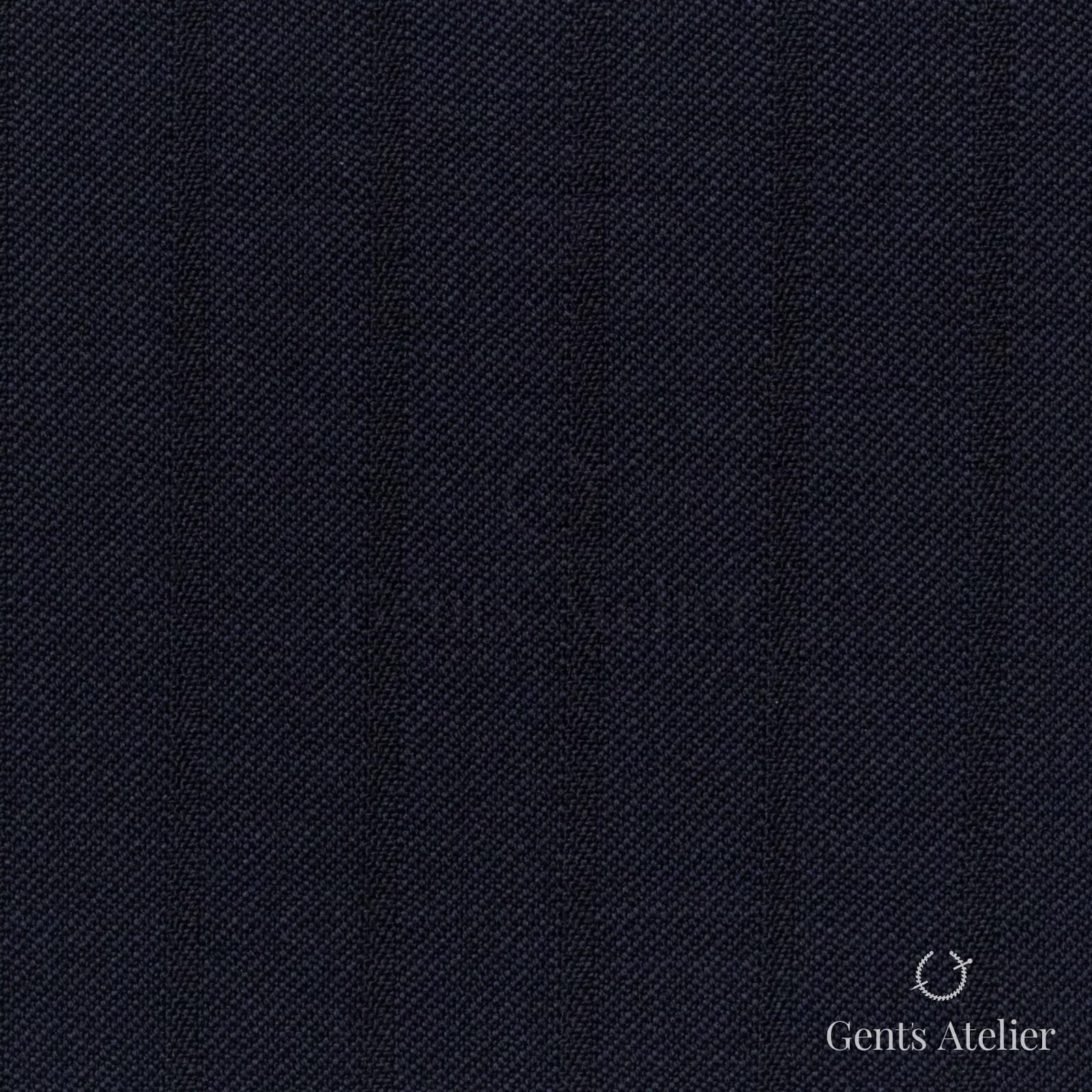 Костюмная ткань Marzoni 621 - 118 / 900 — Чёрный, однотонная, 100% шерсть