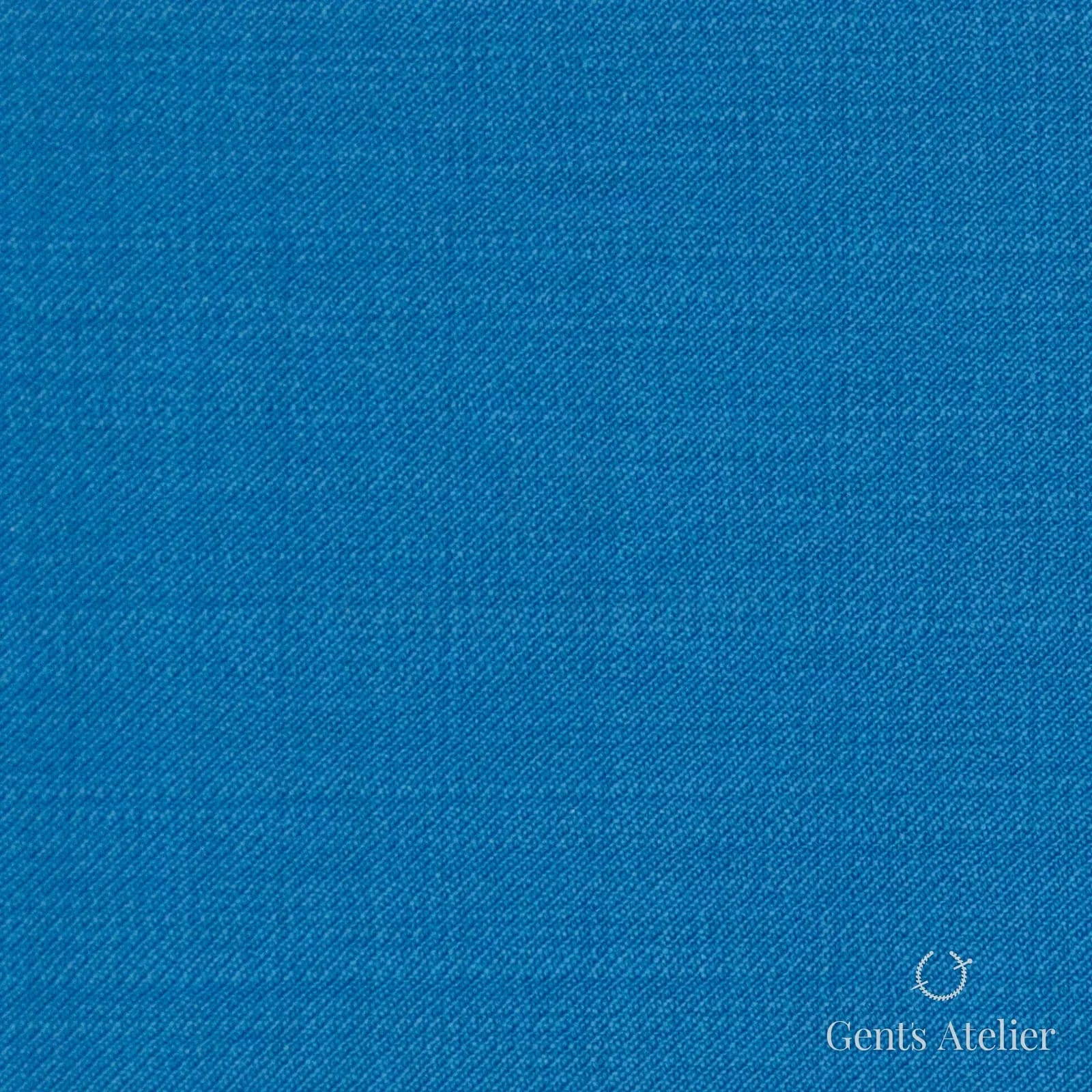 Костюмная ткань Marzoni 609 - 549 / 900 — Lake Blue, однотонная, 100% шерсть