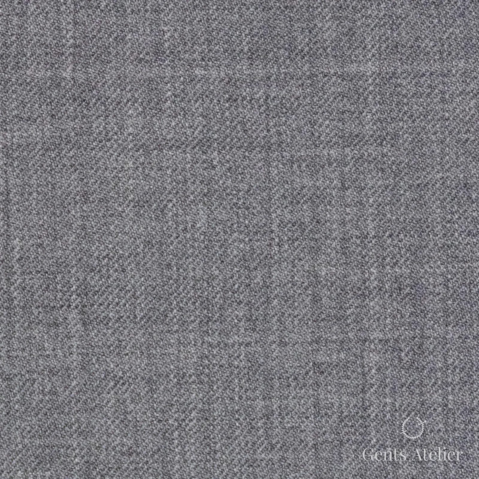 Костюмная ткань Marzoni 609 - 980 / 900 — Светло-серый, однотонная, 100% шерсть