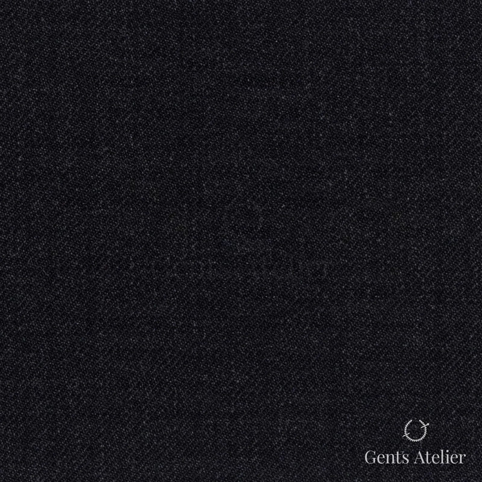 Костюмная ткань Marzoni 609 - 983 / 900 — Антрацит, однотонная, 100% шерсть