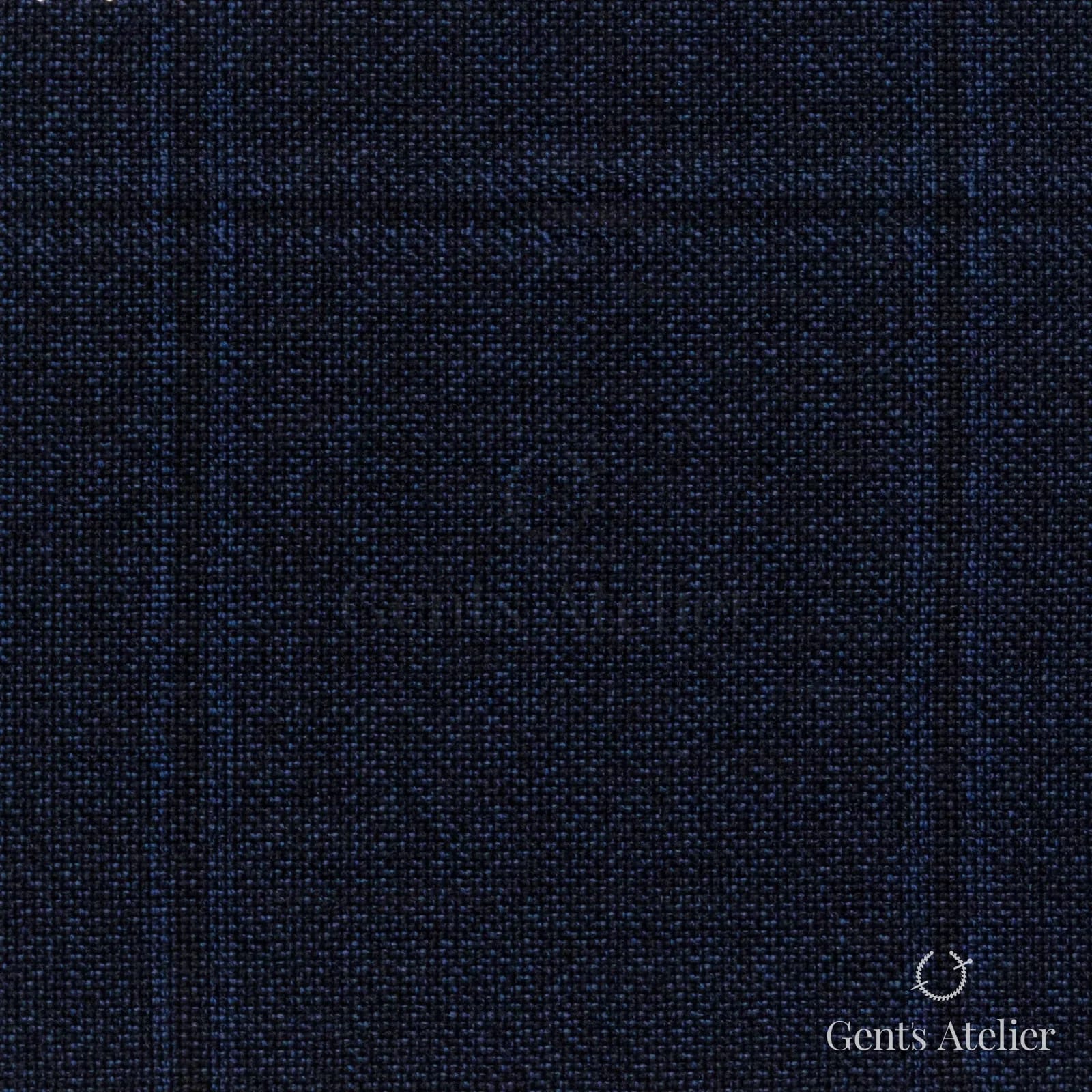 Костюмная ткань Marzoni 621 - 055 / 900 — Тёмно-синий, оконная клетка, 100% шерсть