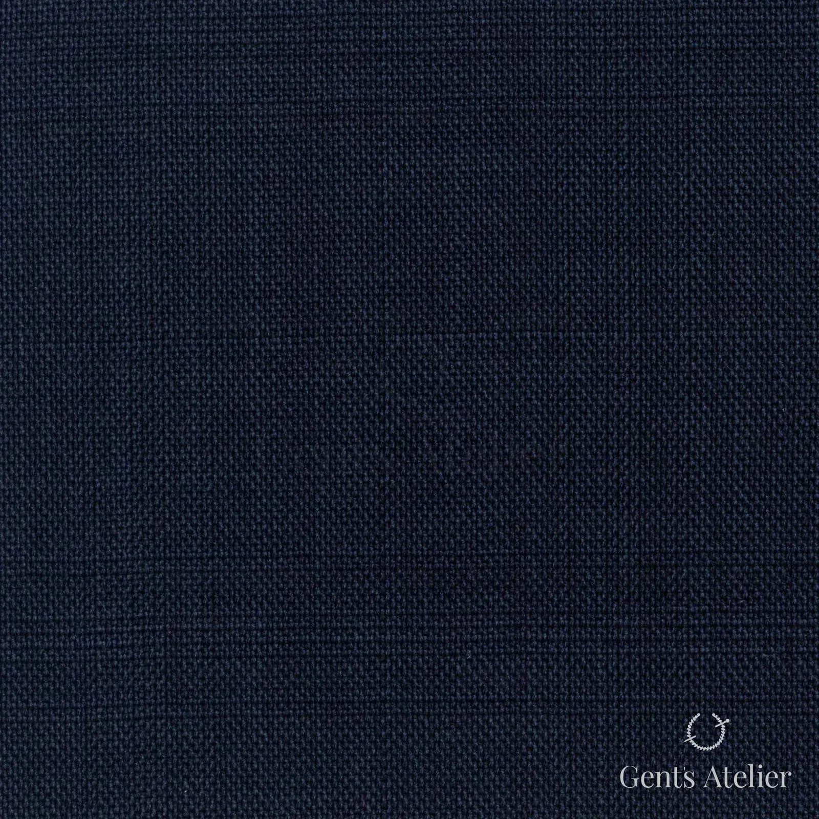 Костюмная ткань Marzoni 608 - 239 / 1500 — Тёмно-синий, однотонная, 100% шерсть