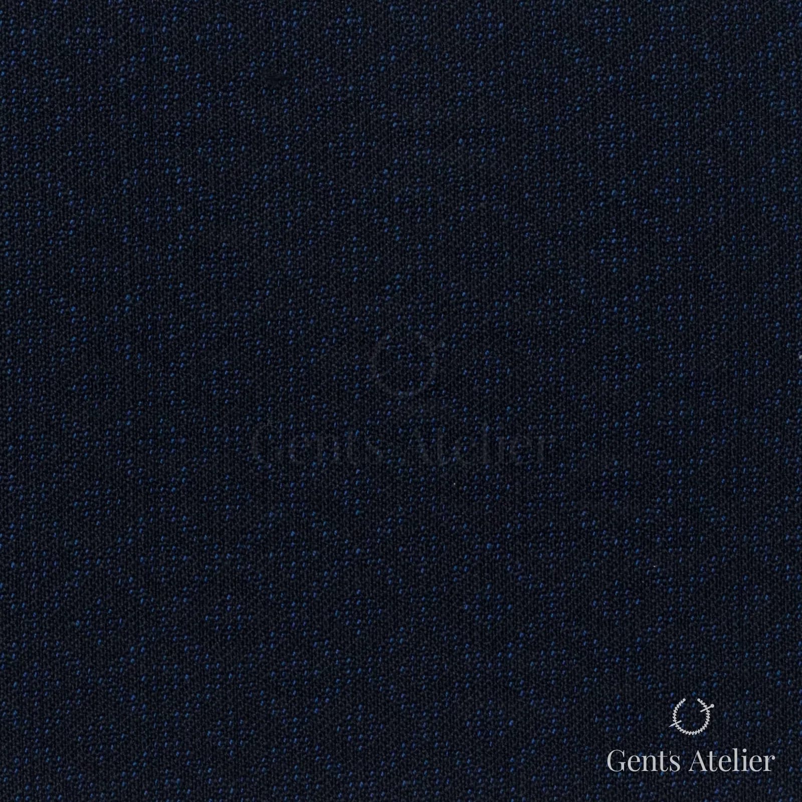 Костюмная ткань Marzoni 608 - 258 / 1500 — Тёмно-синий, меланж, 100% шерсть