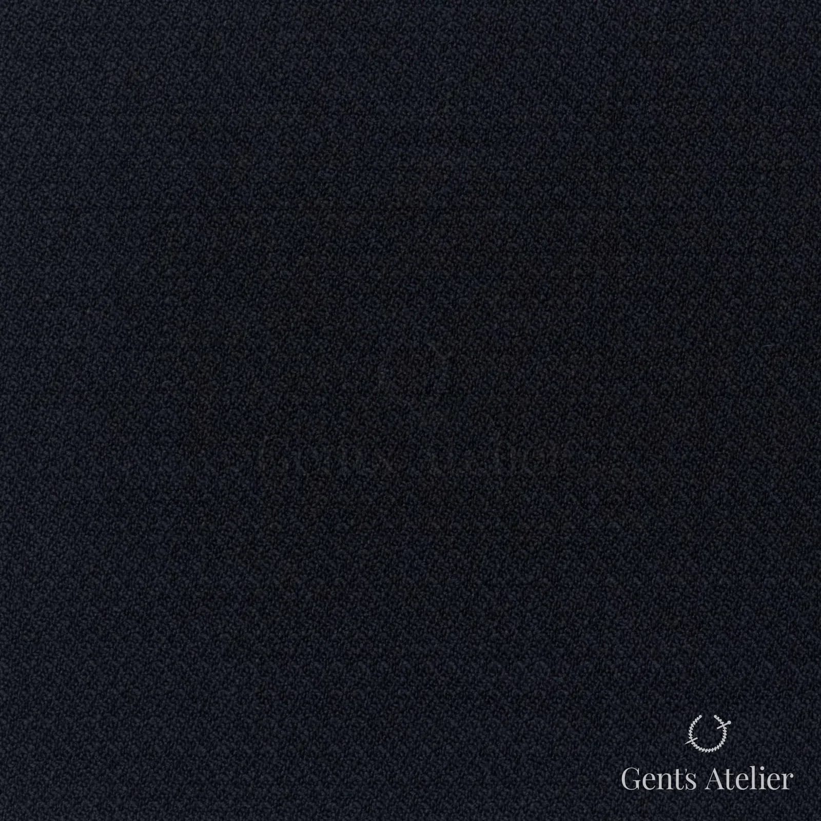 Костюмная ткань Marzoni 608 - 260 / 1500 — Тёмно-синий, однотонная, 100% шерсть