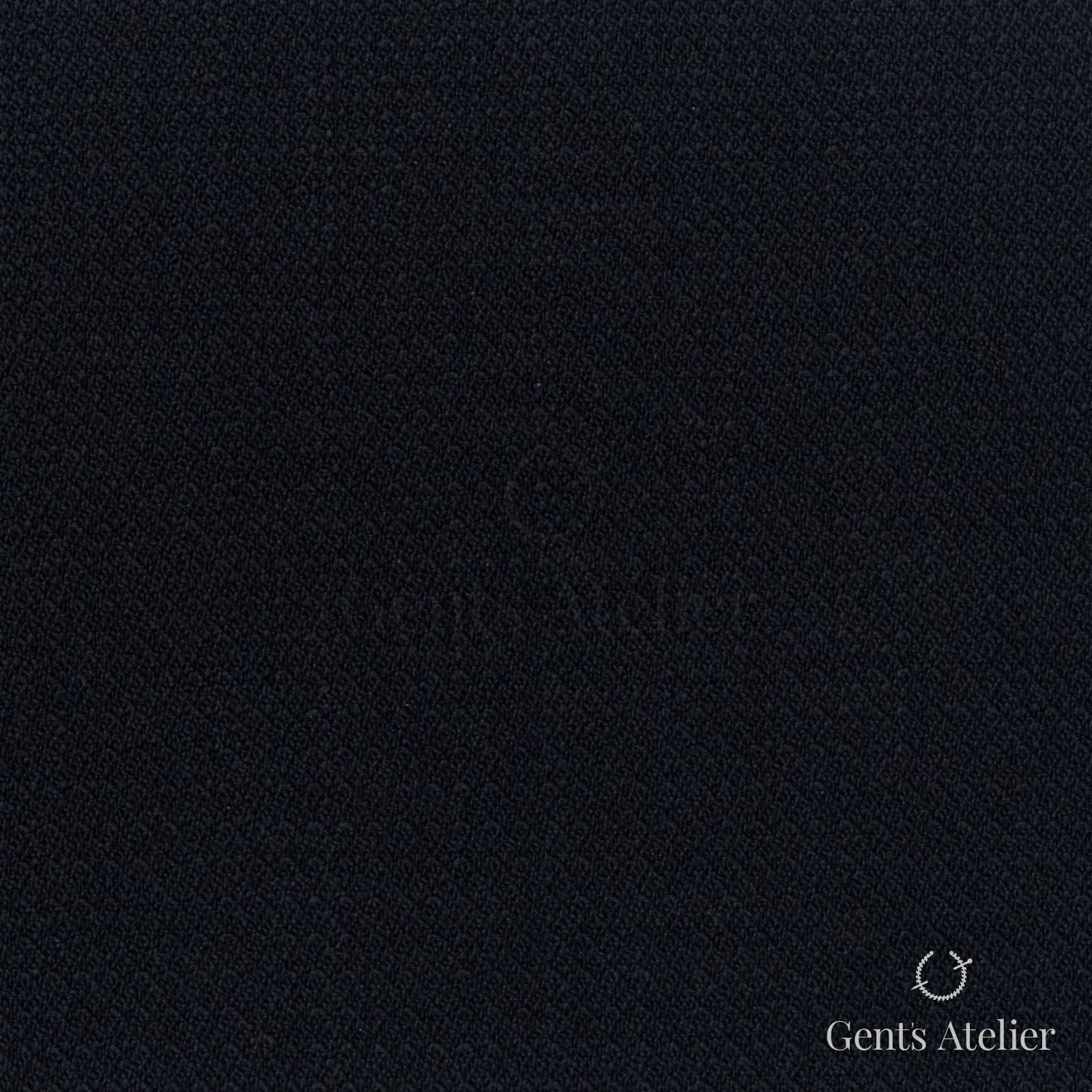 Костюмная ткань Marzoni 608 - 261 / 1500 — Чёрный, однотонная, 100% шерсть