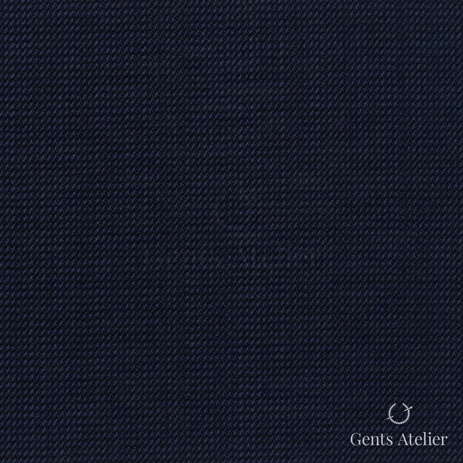 Костюмная ткань Marzoni 608 - 263 / 1500 — Mid-Night Blue, однотонная, 100% шерсть