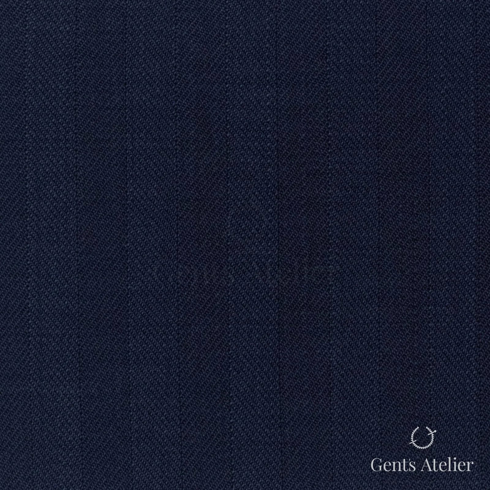 Костюмная ткань Marzoni 608 - 267 / 1500 — Тёмно-синий, однотонная, 100% шерсть
